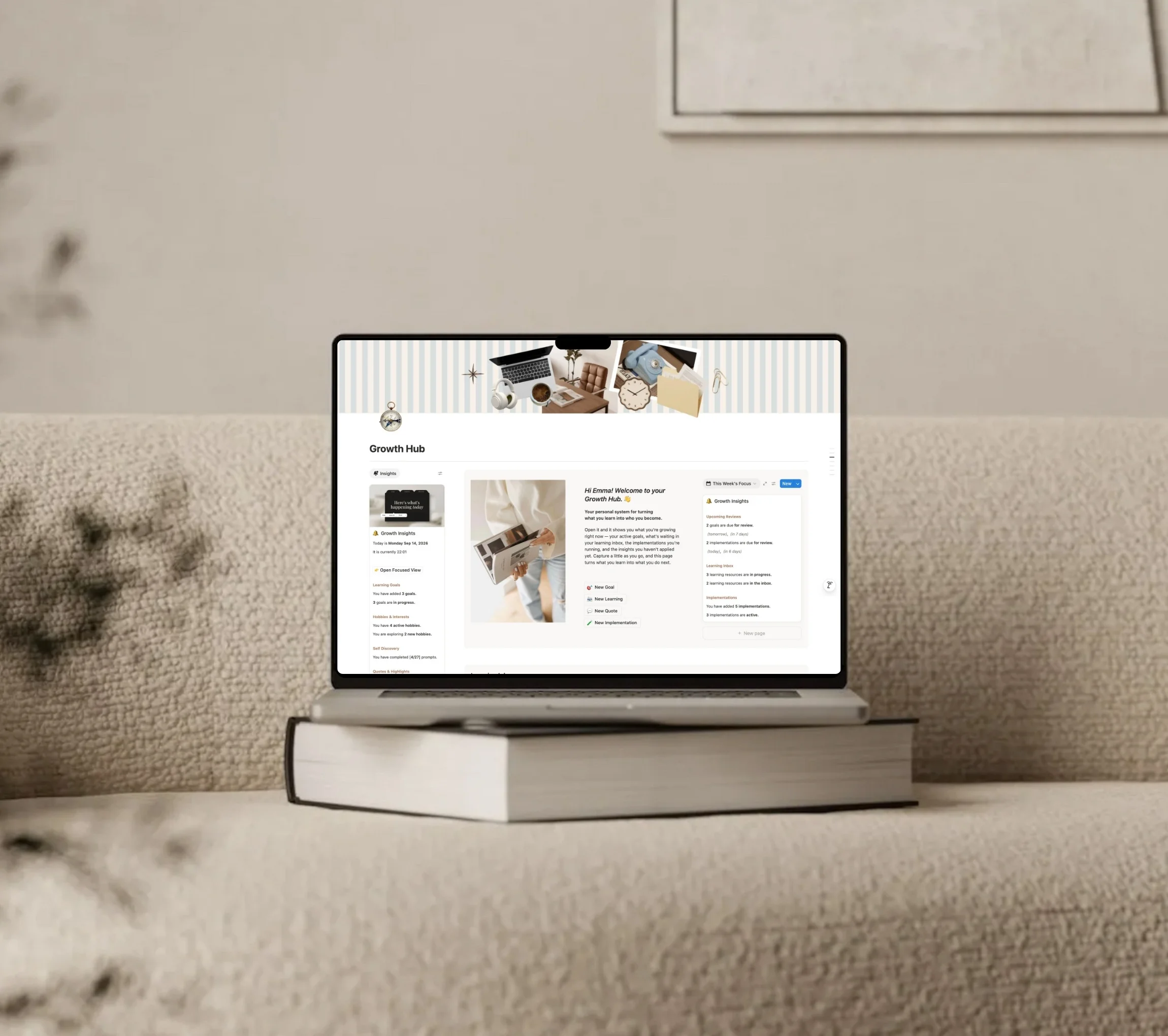 Growth Hub Notion template